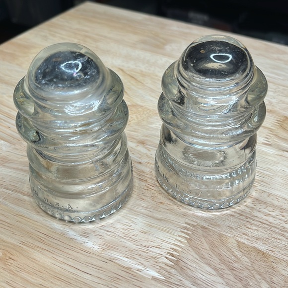 Vintage Hemingray 12 Clear Glass Insulator - Picture 3 of 15